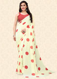 Bollywood Georgette Saree Cream